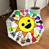 1pc Sprunki Characters Themed High-quality Umbrella,Automatic Opening and Closing Umbrella,Multi-functional Umbrella G0811230