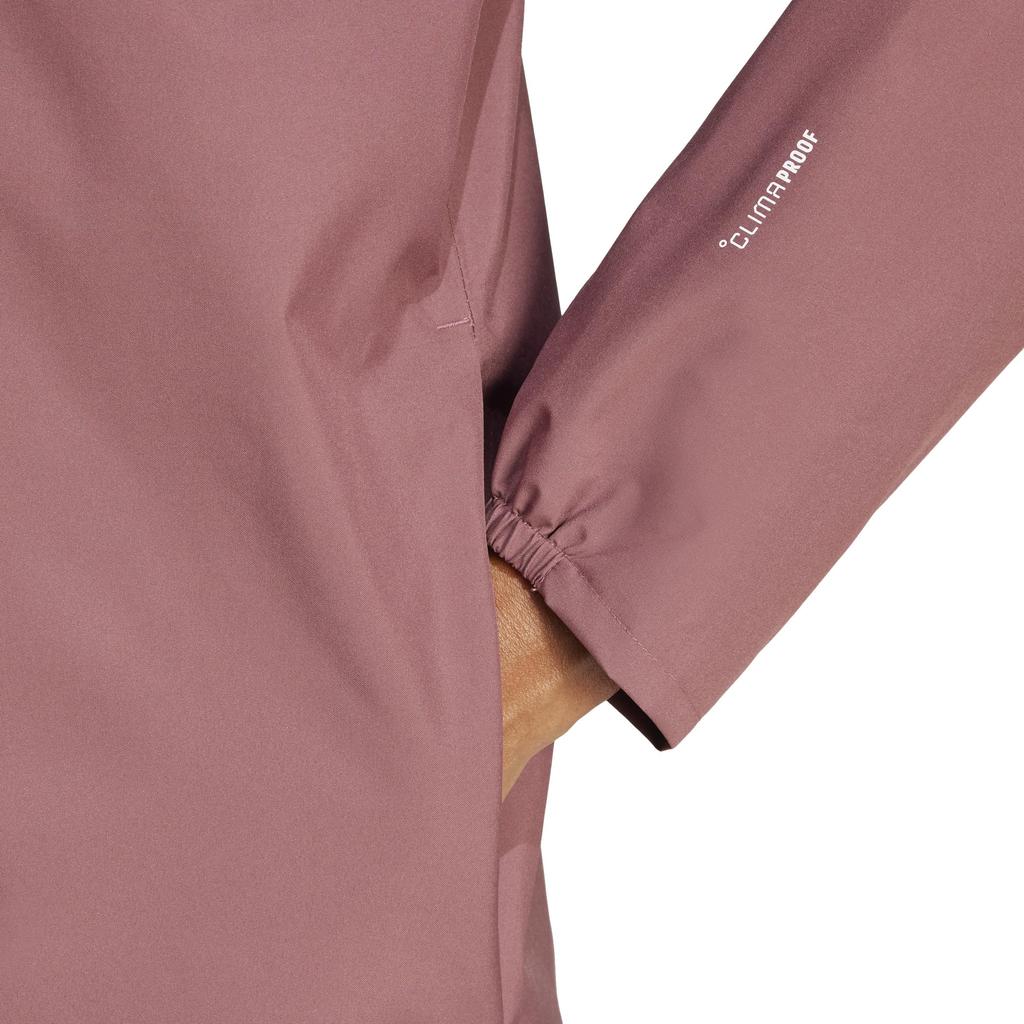 Adidas Hardshell Multi Essentials 2L Rain Jacket JXW86 In Quiet Crimson Women's (JM8703)