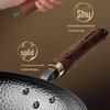 Joyoung Hand-Forged 30cm Iron Wok