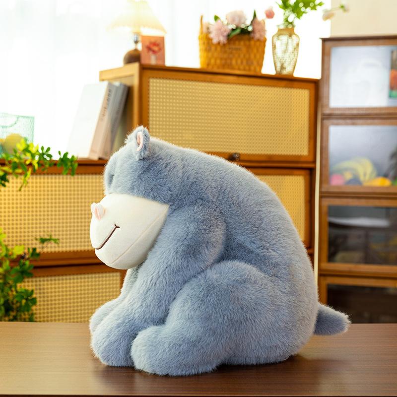 Cartoon Cute Hippo Plush Toys Zoo Souvenirs Children's Dolls Home Decoration Street Stall Gifts