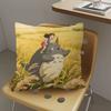 T-Totoros Art Cartoon Lucky Dragon pillow cover sofa cushion cover home room decoration children gift