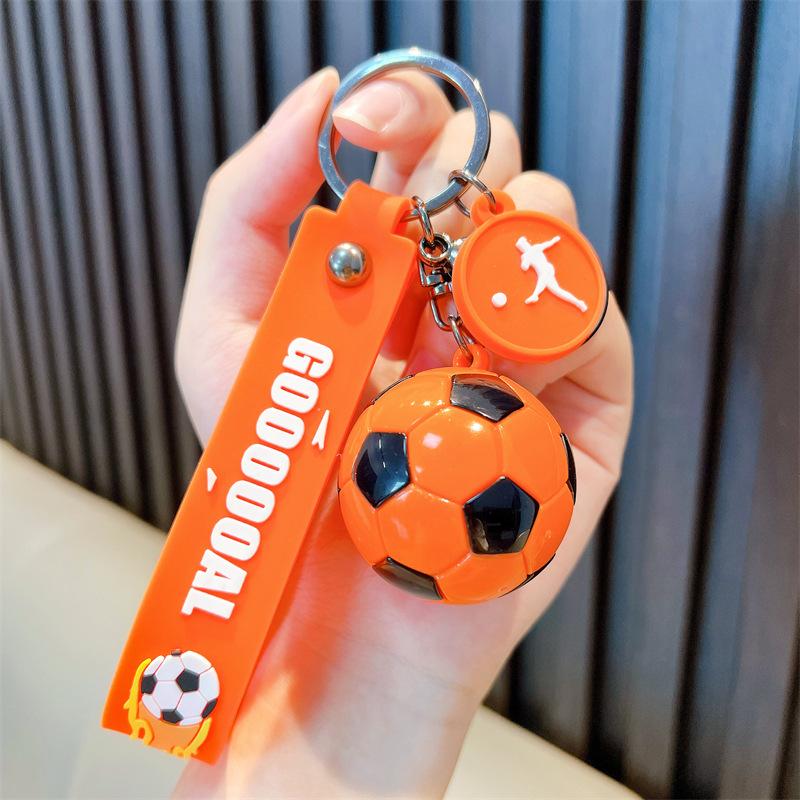 Football Keychain PVC Pendant Keyring Bag pendant Souvenirs Key Chain Gifts