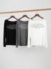 Modal Print Long Sleeve Women's Casual T-Shirt - Spring/Summer Round Neck Versatile Top