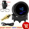 HD 52mm Digital Water Temperature Gauge Car Racing Modification 40~150 Celsius Temp Meter With Sensor Adapter 1/8NPT Thermometer