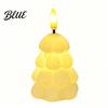 Christmas Party Table Centerpieces Tree Shaped Flameless LED Candles, Battery Operated Flickering Candle Dorm Room Bedside Lights Light, Holiday