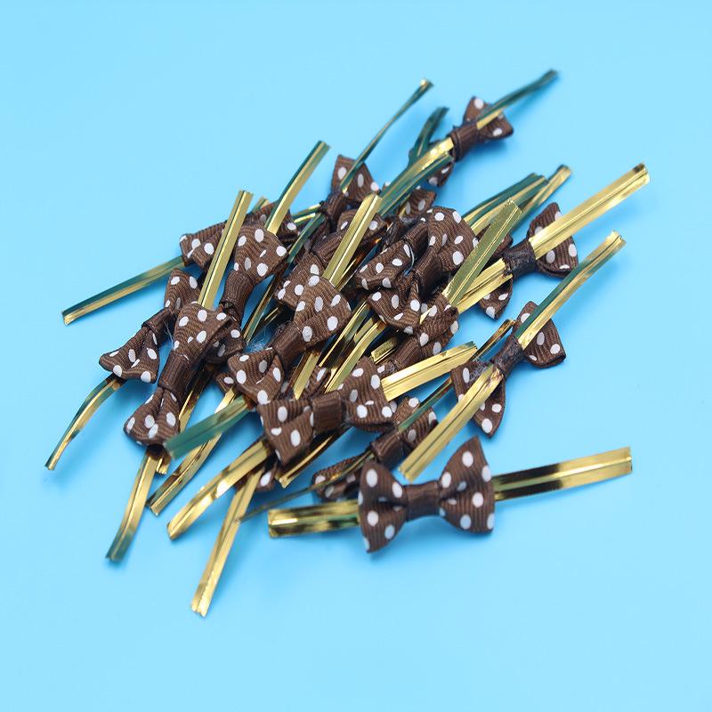 Bow Tie Twist Tie for Packaging: Lollipop, Pastry, Biscuit, Bread Bag Sealing Wire