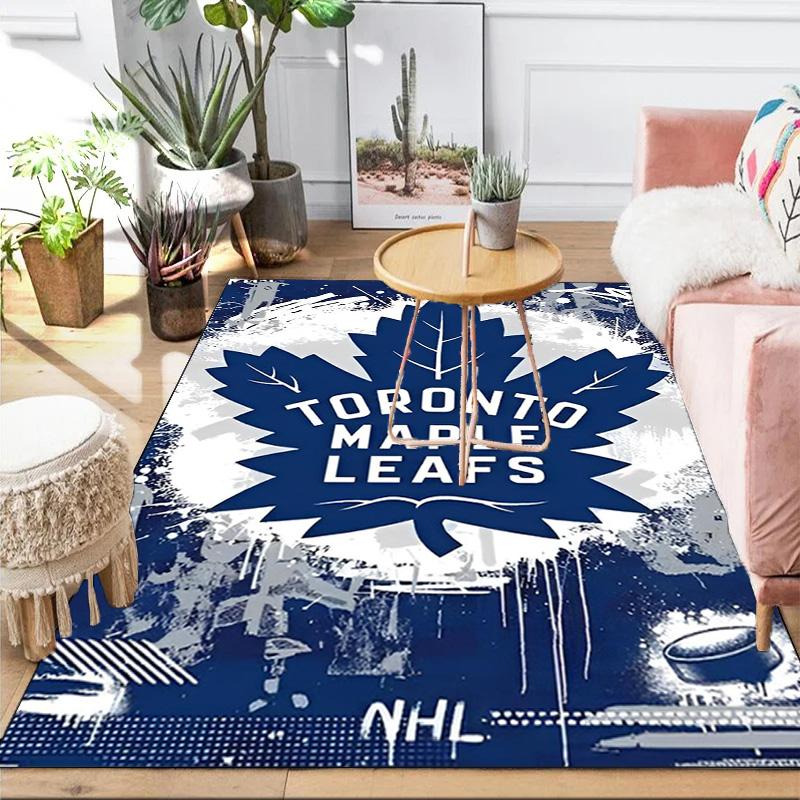 Toronto Leafs Logo Area Rug Suitable for Indoor And Outdoor,Carpets for Kitchens, Homes, Offices, Living Rooms,Home Decor,Christmas Gift
