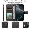 Cowhide Pattern Leather Phone Case for iPhone 17 Pro Max Air 17e 16e 16 Plus 15 14 13 Mini 12 11 XS XR Card Holder Flip Cover