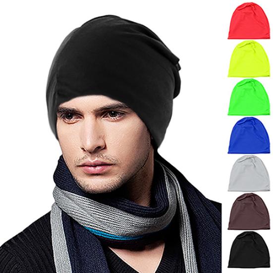 Unisex Iarnă Casual Tricotat Călduros Culoare Solidă Sport Pălărie Slouchy Pălărie Beanie Largă