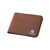 Valve Stems Caps Car Driver License Holder Leather Credit Bank ID Card Bag For Volkswagen VW Golf 4 5 Beetle CC Tiguan Bora Tour CU7