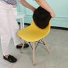 Corn Kernel Shell Chair Cover Stretch Short Back Chair Slipcover Dining Seat Cover for Bar Kitchen Home Hotel Party Banquet 1pc