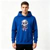 Men's Anime Pain Printed Pullover Hoodie Casual Long Sleeve Comfortable Streetwear Tops for Adults