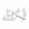 32 PCS Plastic Gliders with Nail / White / Rectangular / Plastic Nail Glider Feet for Furniture, Best Quality from
