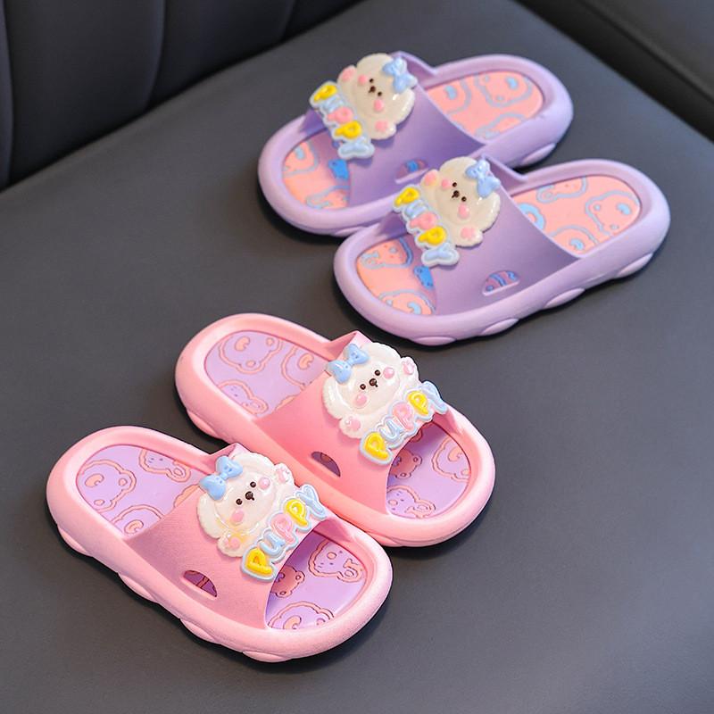 Childrens Cartoon Slippers With Non Slip Pvc Soles For Summer Indoor Comfort