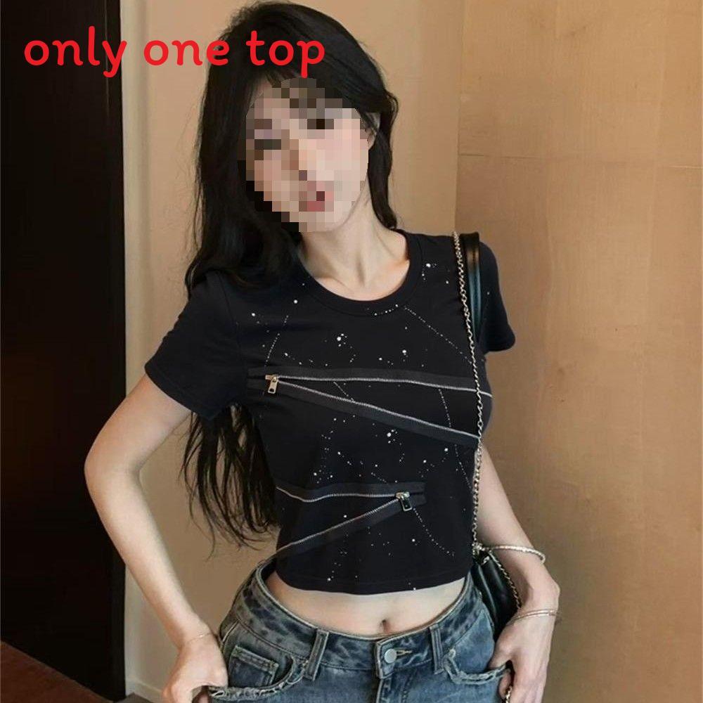Tshirt For Women Oversize Summer Casual Pure Fabric With Embroidery For Fashion Enthusiasts