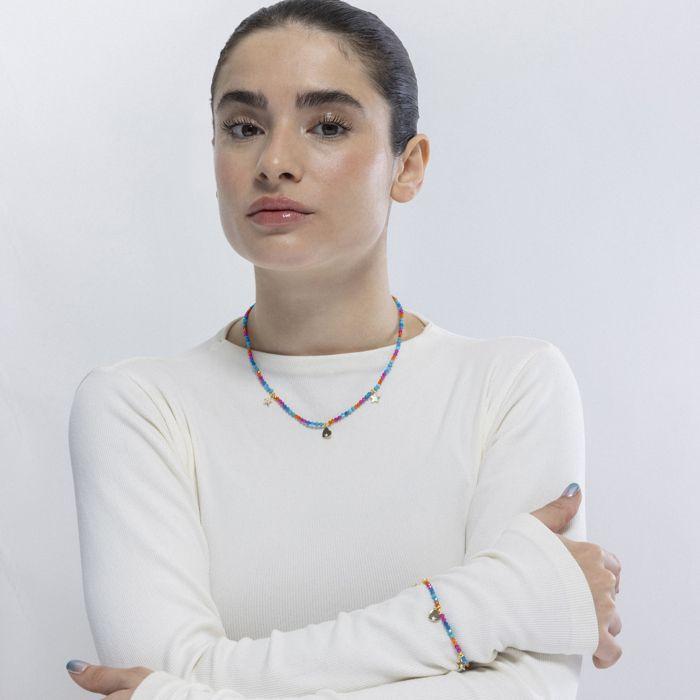 Bracelet - Luxenter - Sten - Argent 925 - Or Jaune 18K - Cristaux Multicolores