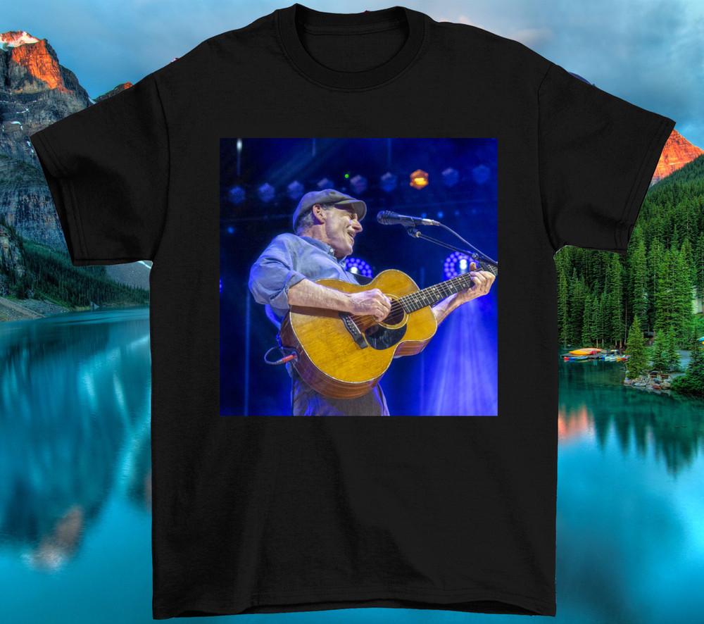 Певец Джеймс Тейлор 2025 Футболка Концертный Фан S-5XL UR923 Унисекс Футболка L