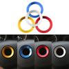 Car Steering Wheel Panel Logo Cover Trim for VW Golf 6 7 MK6 MK7 Jetta MK5 Passat B6 B7 Polo for Skoda Fabia Styling