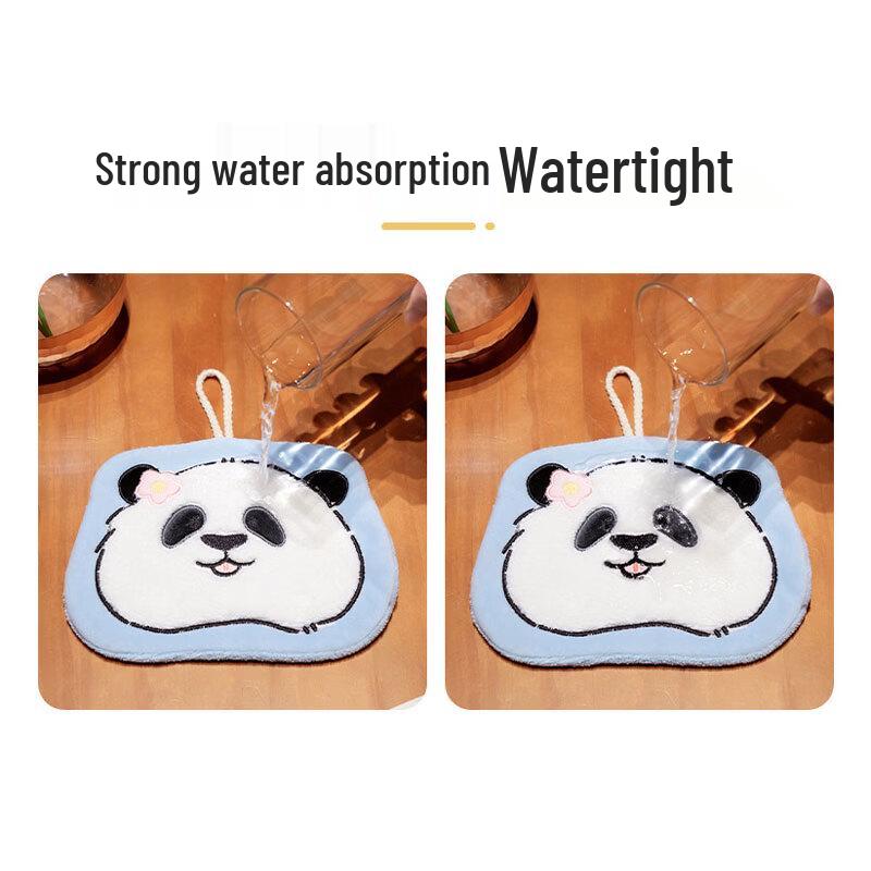 Cute Star Panda Hand Towel