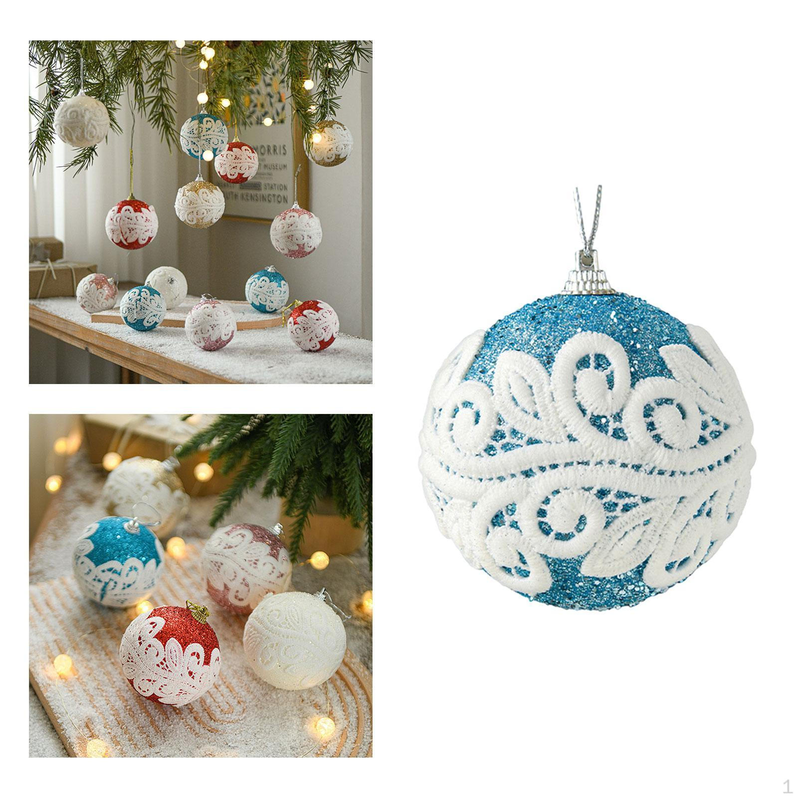 

10 штук елочные шары рождественские подвесные украшения декор ремесла подарки синий