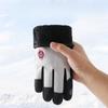 Outdoor Sports Protective Cycling Gloves Cold Proof Men and Women Same Style Plus Velvet Thickened Waterproof Thickened Waterproof Gloves