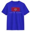 Unisex Unisexs TShirt Montenegro Flag T Shirts Harajuku Summer Tees Y2k Fun Cotton Tops Birthday Gift