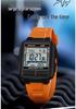 SANDA Youth Sports Luminous Waterproof Multifunction Watch with World Time & Alarm