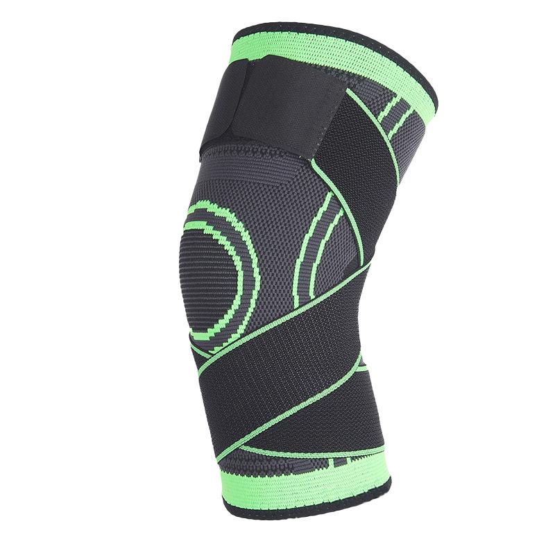 Outdoor Knitted Sports Knee Brace: Compression Wrap for Cycling, Basketball, Running - Shock Absorption & Protection