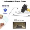 Aootf License Plate Covers- Clear Flat License Plate Protector, Unbreakable Transparent Protective Cover With Screws Caps, 2 Pack For Front Rear