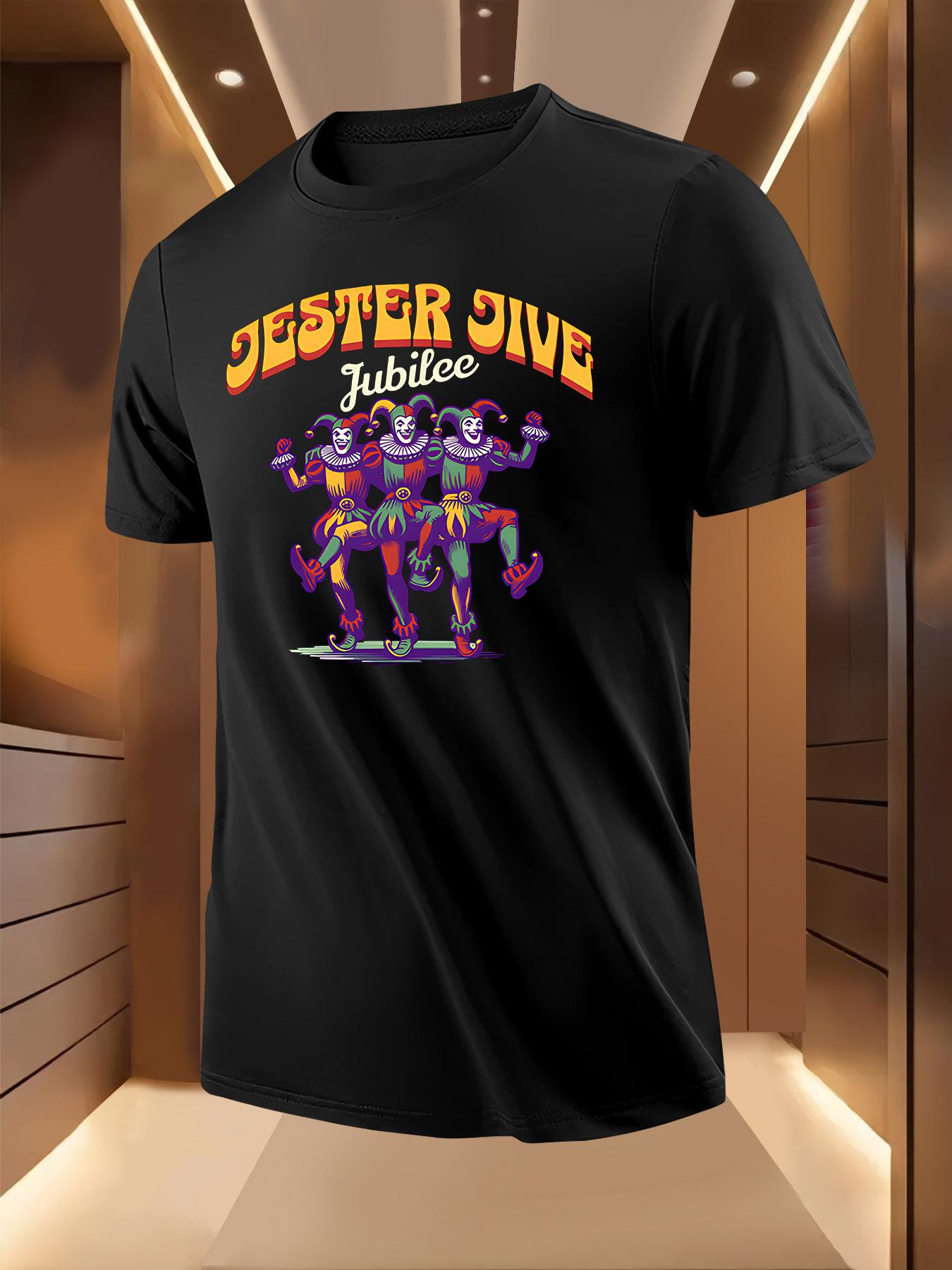 Clown Joy Party Print - Breathable Lightweight Polyester T-shirt M