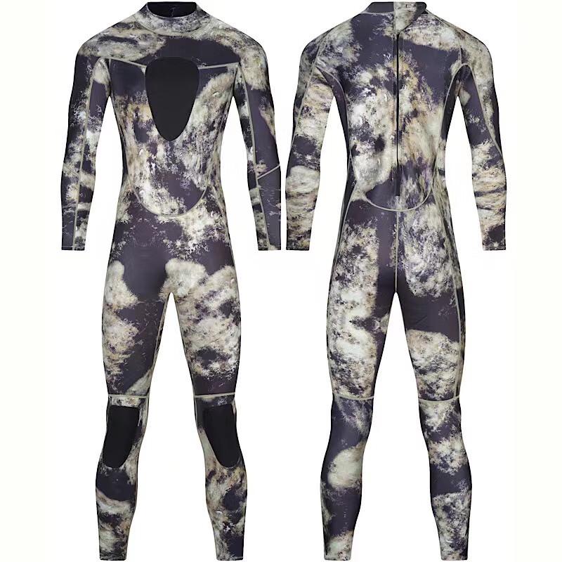 Longchan 3mm Camouflage Freediving & Spearfishing Wetsuit