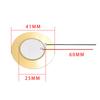 10pcs For Audio Buzzer Piezoelectric Piezo Ceramic Wafer Plate Dia 12/15/18/20/27/35/50MM With Wire Buzzer Loudspeaker