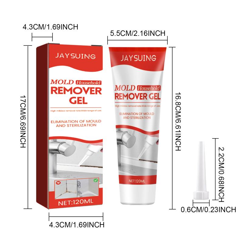 Wall Stain Remover Gel Anti Mold Paste for Household Bathroom Kitchen Wall Cleaning Deep Action Formula