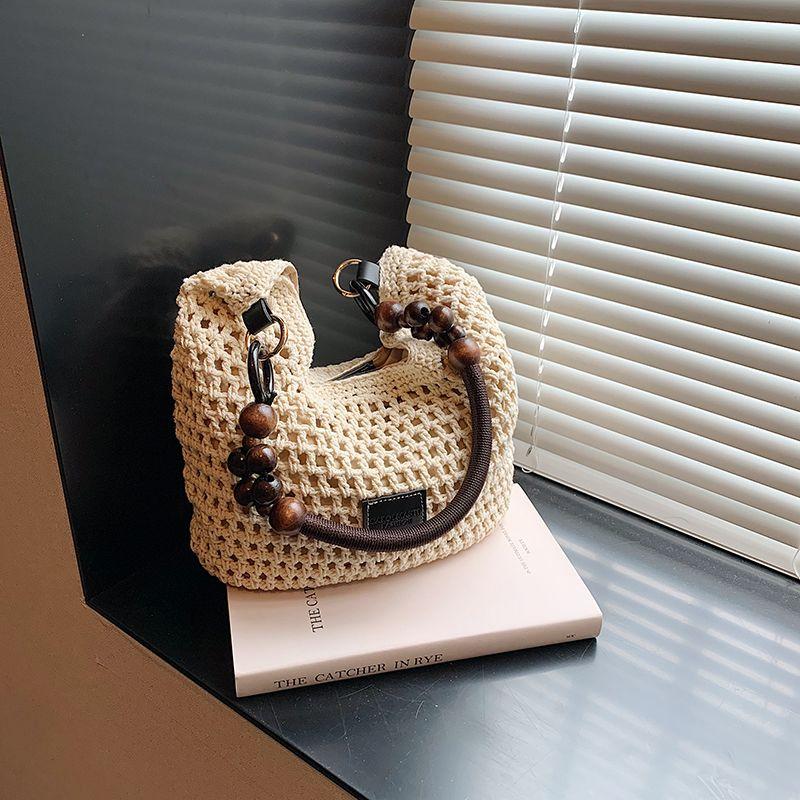 

Bag Female Summer Seaside Beach Hollow Shoulder Bag Black small size