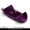 Luxury Double Opening Silk Velvet Jewelry Box, Ring Couple Band Earring Necklace Bangle Gift Packaging Case