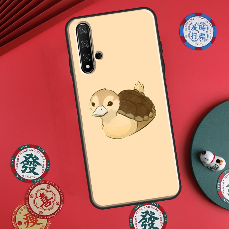 Cute Cartoon Duck For Huawei P20 P40 P30 Lite P60 Pro Nova 12s 11i 12i 10 9 SE 5T Y91 Y90 Y60 Y70 Y72 Y61 Case