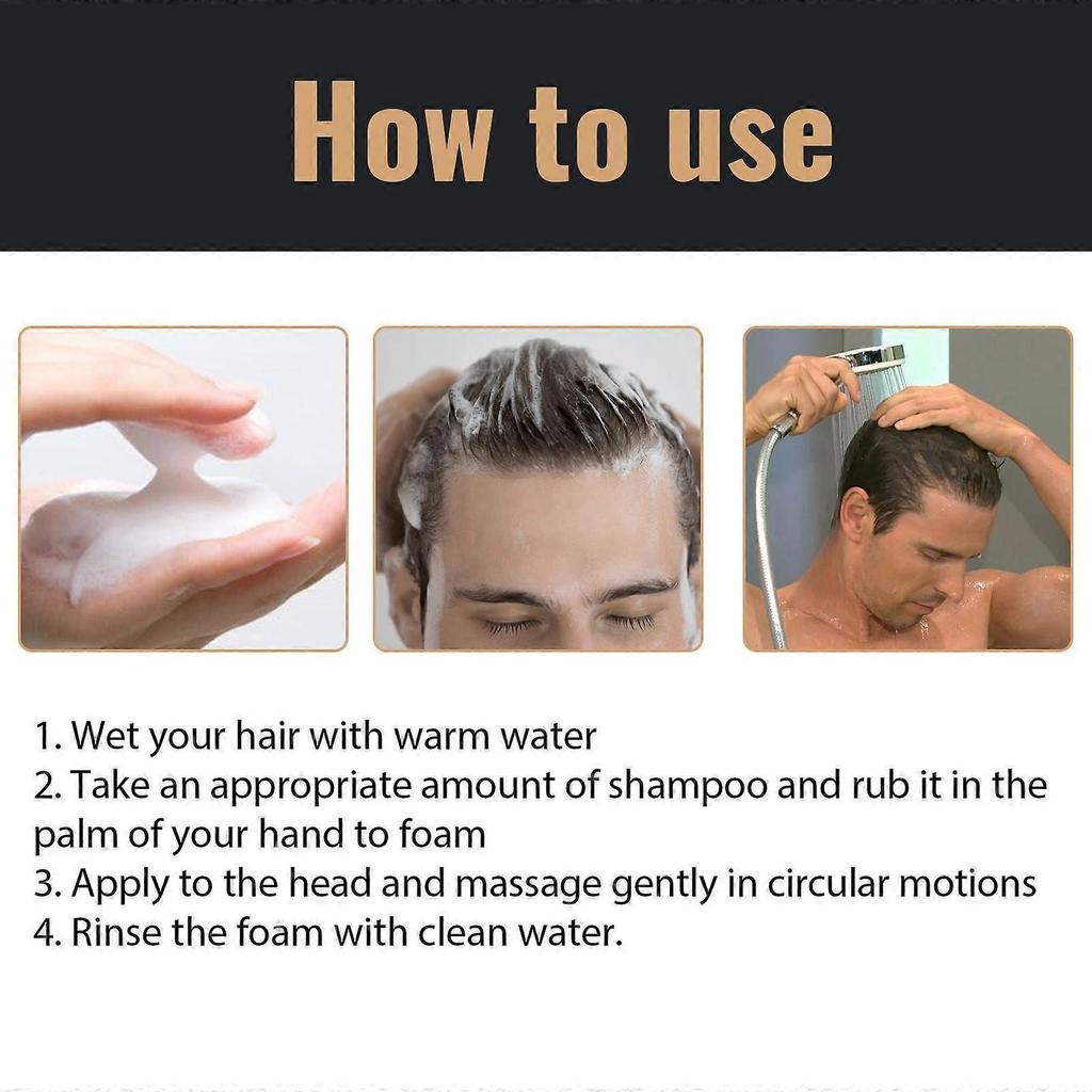 1-3x Root Activator Shampoo For Men - Hair Growth Shampoo for Hair Loss and Thinning Hair