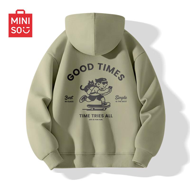 

MINISO Men s Casual Hooded Sweatshirt 3XL