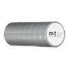 Kamoi Kakoshi mt Masking Tape 8P, Width 15mm x 7m, 206 Silver MT08P206R