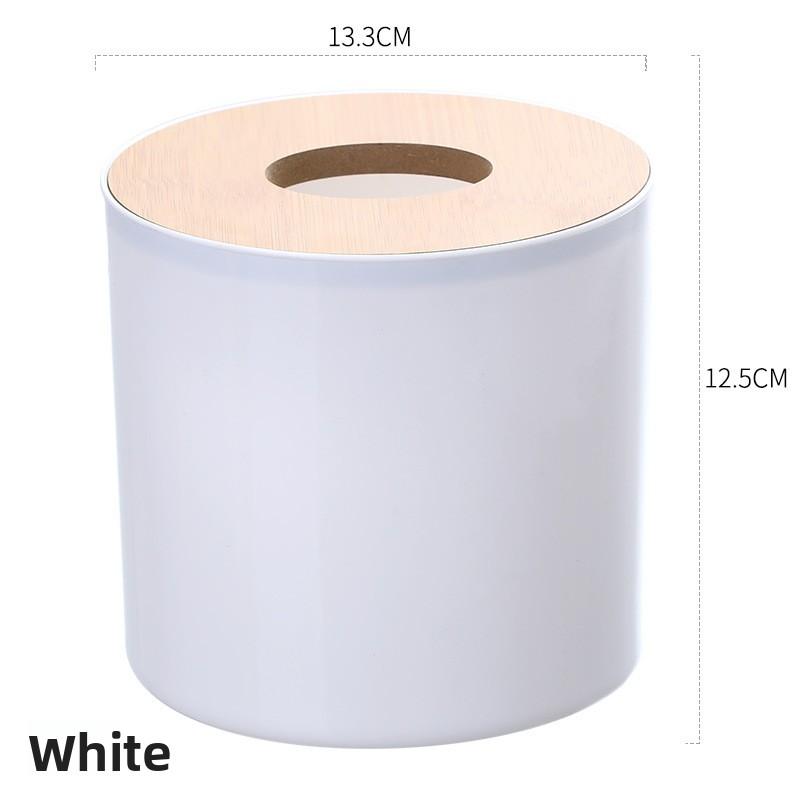 Circular Creative Simple Living Room Remote Control Tissue Storage Box