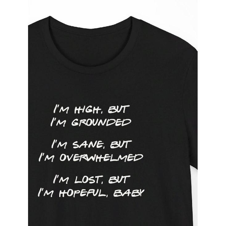 One Hand in My Pocket Lyrics T-Shirt | Alanis Morissette Tee, Triple Moon Tour Shirt, Song Lyrics Shirt, Adult Unisex, Various Colors, Crew Neck, S чёрный