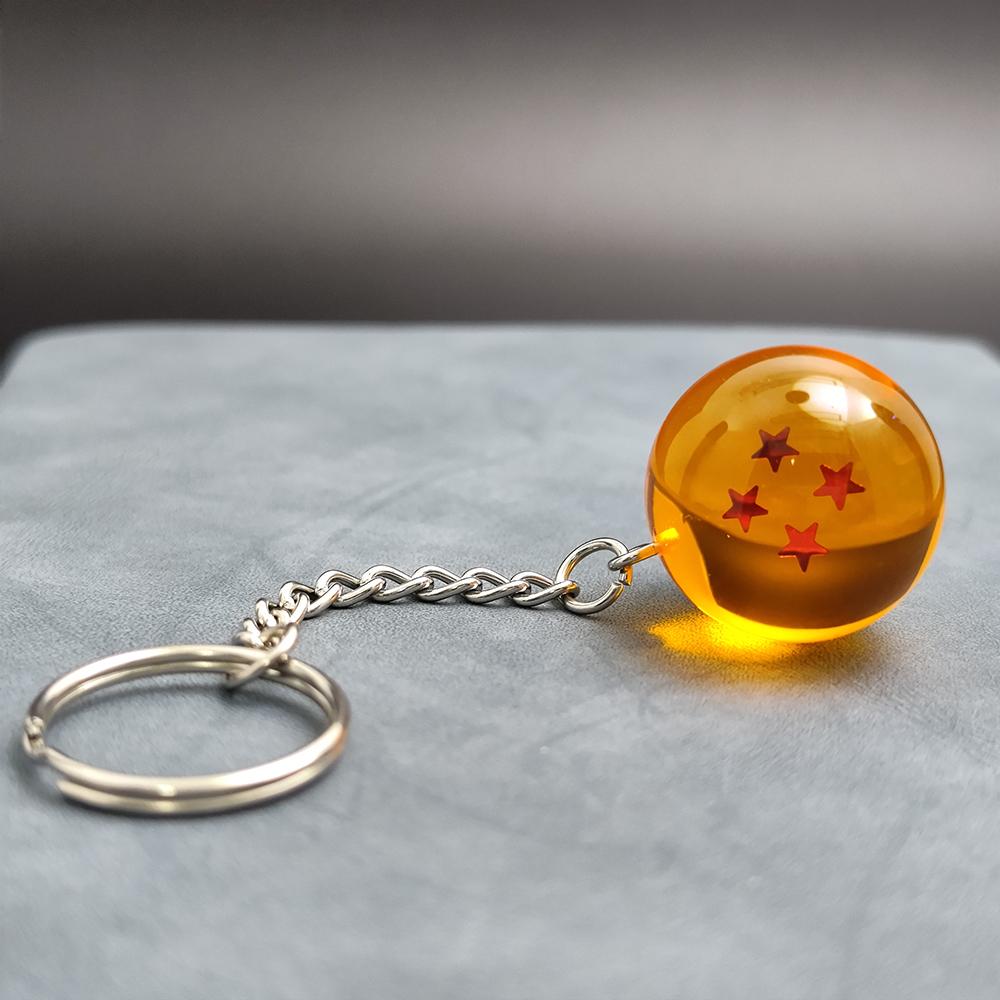 Anime Dragon Ball Z Super Saiyan Goku Figure Keychain Cute Cartoon Character Key Ring Bag Charm Pendant Accessories for Fans