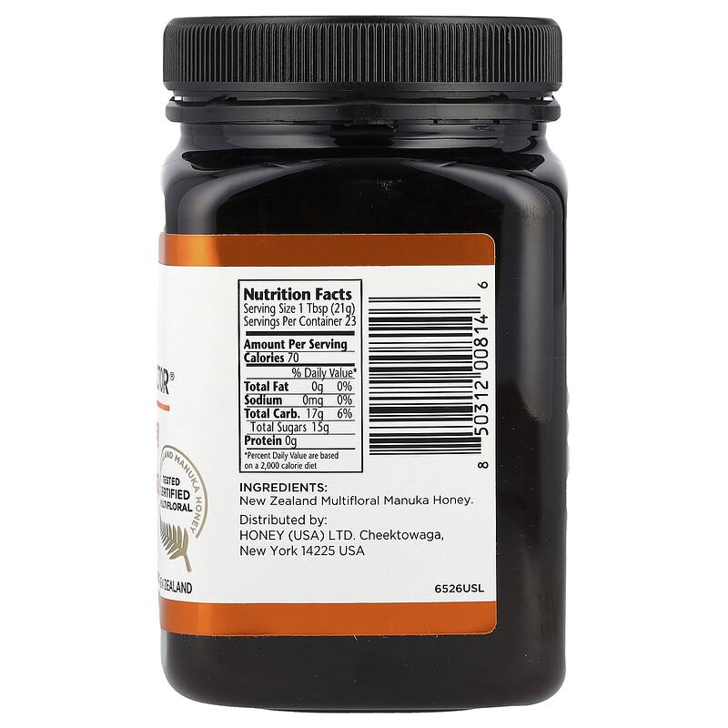 Manuka Honey, Multifloral , MGO 80+, 17.6 oz (500 g)