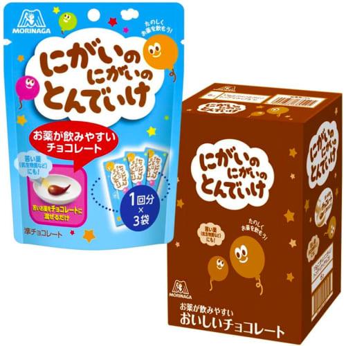 

Morinaga & Co. Bitter Bitter Fly Away Chocolate (5g x 3 bags x 6 pieces) Medication Aid, Bitter Chocolate, Delicious Chocolate that Makes Taking Medic