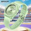 SANDA 6277 Case Children's Quartz Watch Waterproof Night Light Leisure Student Quartz Watch Top Brand Transparent