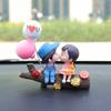 New Cute Couples Car Ornaments Tree Branch Figure Figurines Decorations Automotive Interior Dashboard Decor Accessories