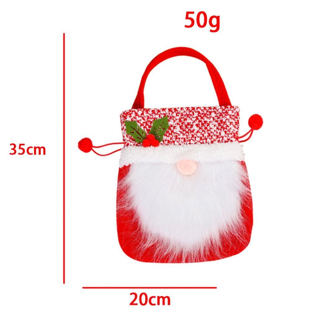 Decorations Large Capacity Christmas Tree Ornaments Storage Bags Kids Candy Bags Christmas Handbags