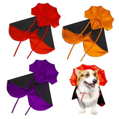 Halloween Pet Cloak Adjustable Dog Cat Bat Wings Cape Costume Spooky Halloween