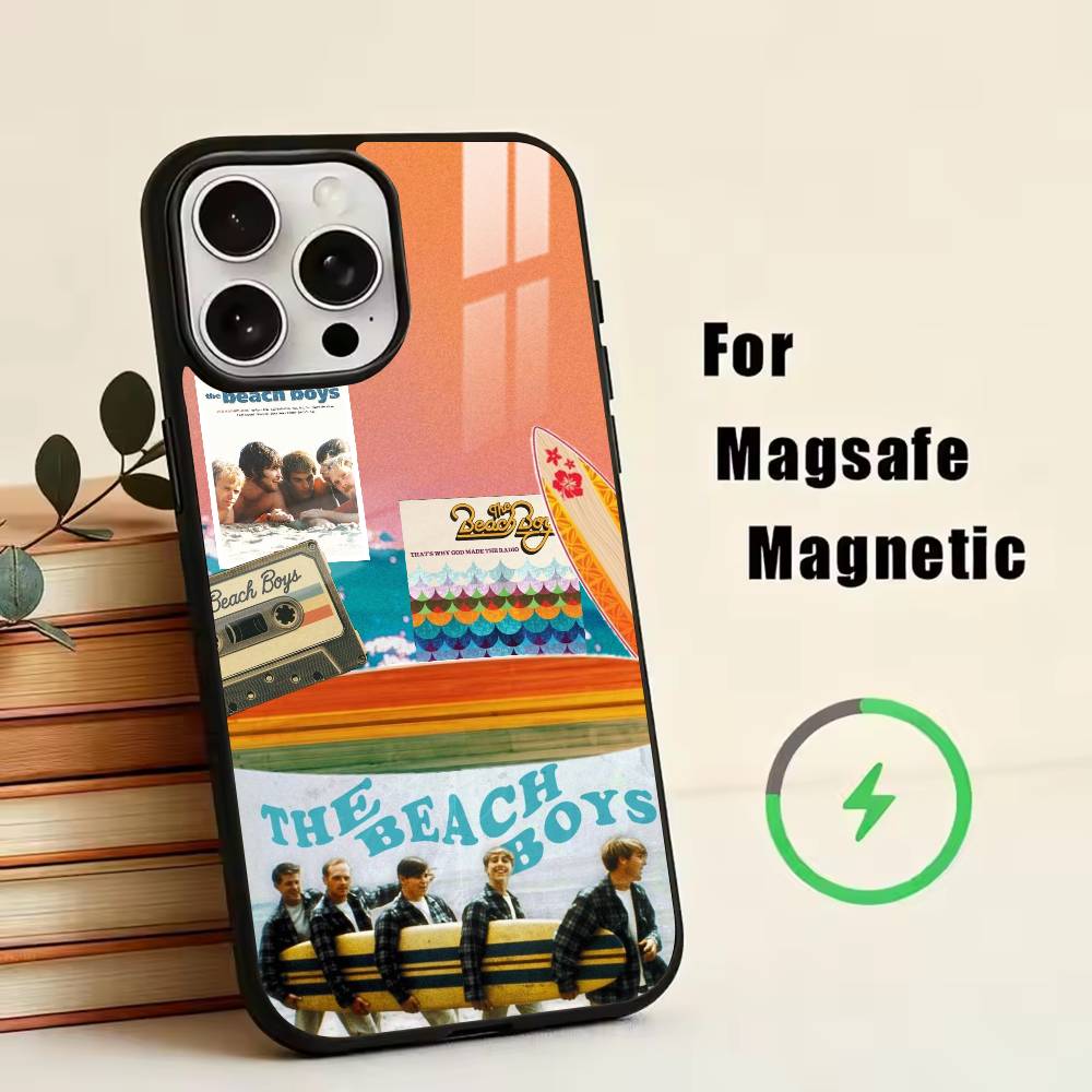 

The B-Beach Boys Phone Case For iPhone17,16,15,14,13,12,11 Plus,Pro Magnetic For Magsafe Wireless Charging iPhone13PRO
