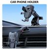 Adjustable Car Phone Holder Cellphone Holder Dashboard Mount Auto Lock Stand Suction Cup Cradle for 4-7inch Phone
